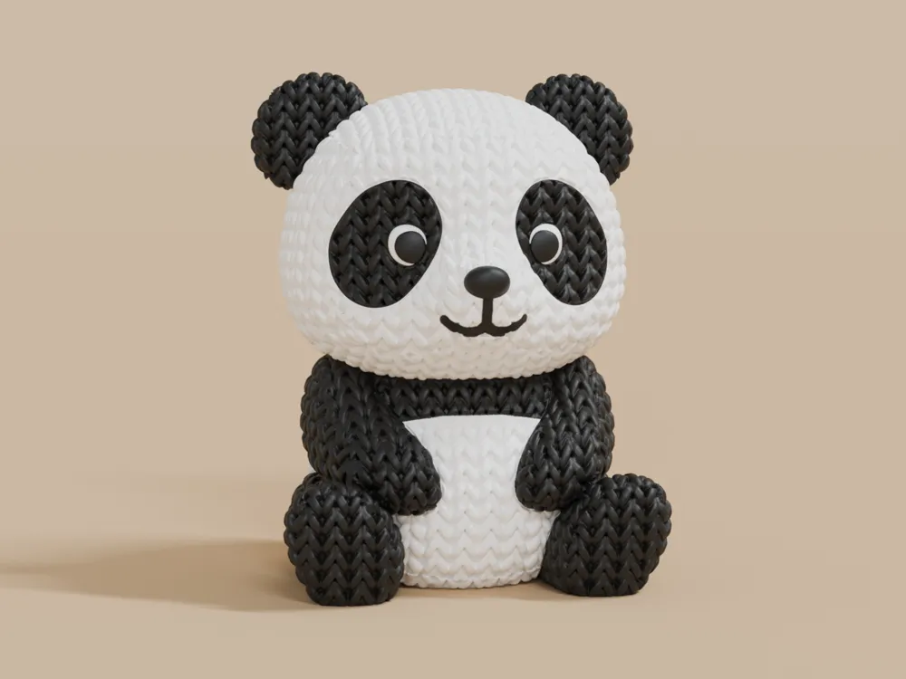 Namotra Knitted Panda